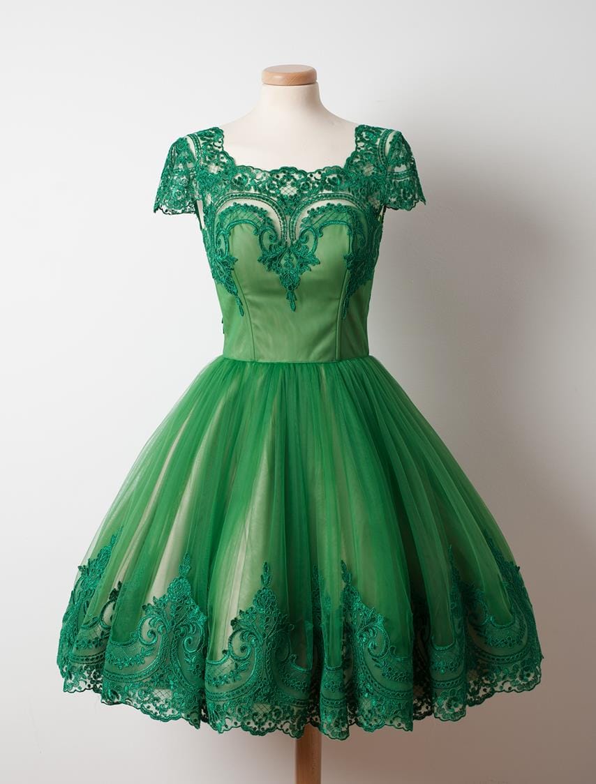 VESNA DRESS | GREEN+CREME